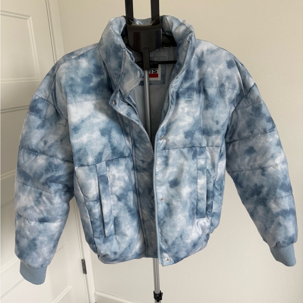 Levi's women’s Cloudy Blue Puffer Jacket
